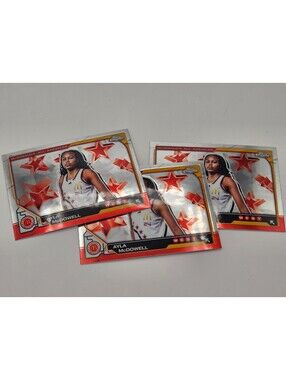 Ayla McDowell Topps Chrome McDonald's All American Lot of 3